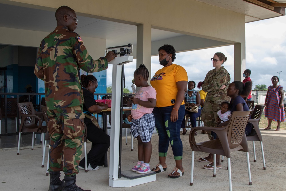 Malnutrition Program at 14 Military Hospital in Liberia