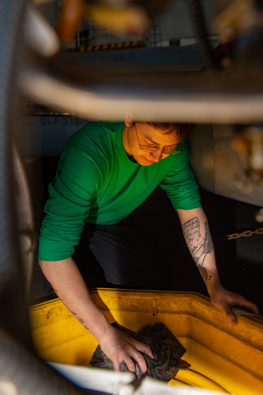 The Harry S. Truman Carrier Strike Group is on a scheduled deployment in the U.S. Sixth Fleet area of operations in support of naval operations to maintain maritime stability and security.