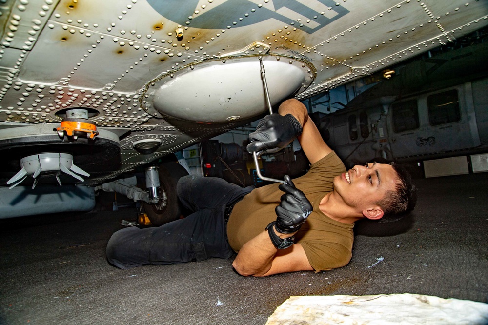 The Harry S. Truman Carrier Strike Group is on a scheduled deployment in the U.S. Sixth Fleet area of operations in support of naval operations to maintain maritime stability and security.