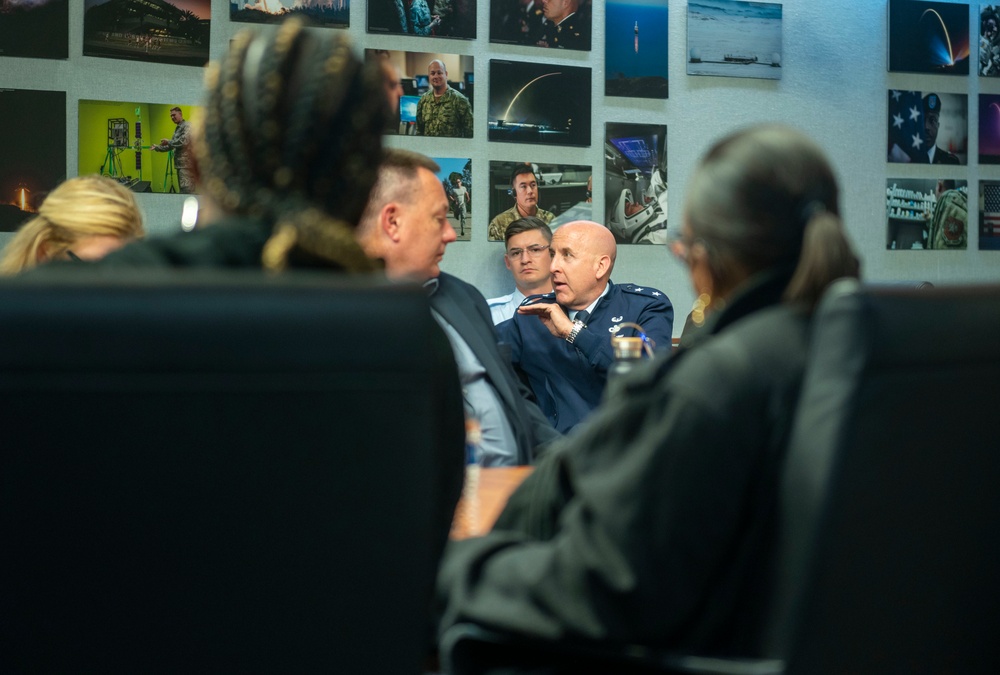 Distinguished Educators visit HQ Space Operations Command