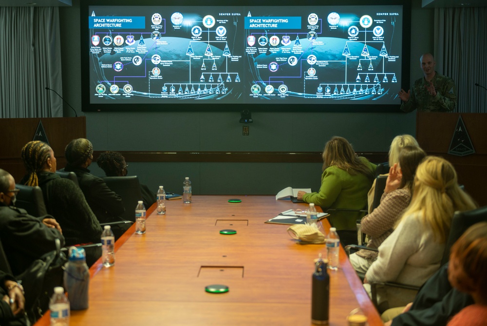 Distinguished Educators visit HQ Space Operations Command