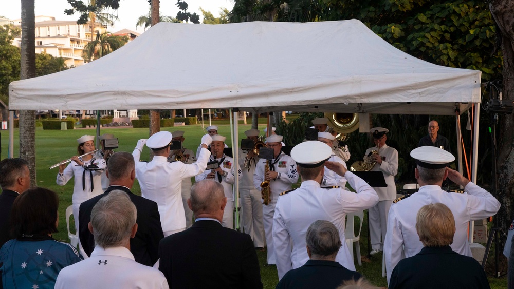 U.S. 7th Fleet Band perform at Battle of Coral Sea commemoration ceremony in Townsville