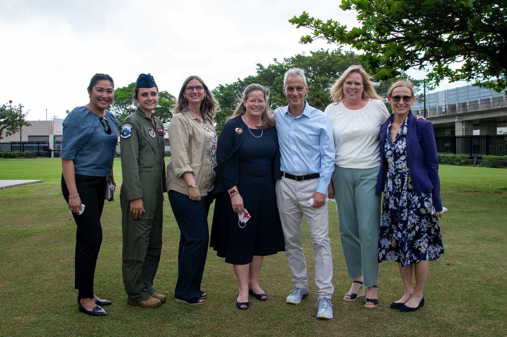 USFJ Command Team, U.S. Ambassador visit Okinawa