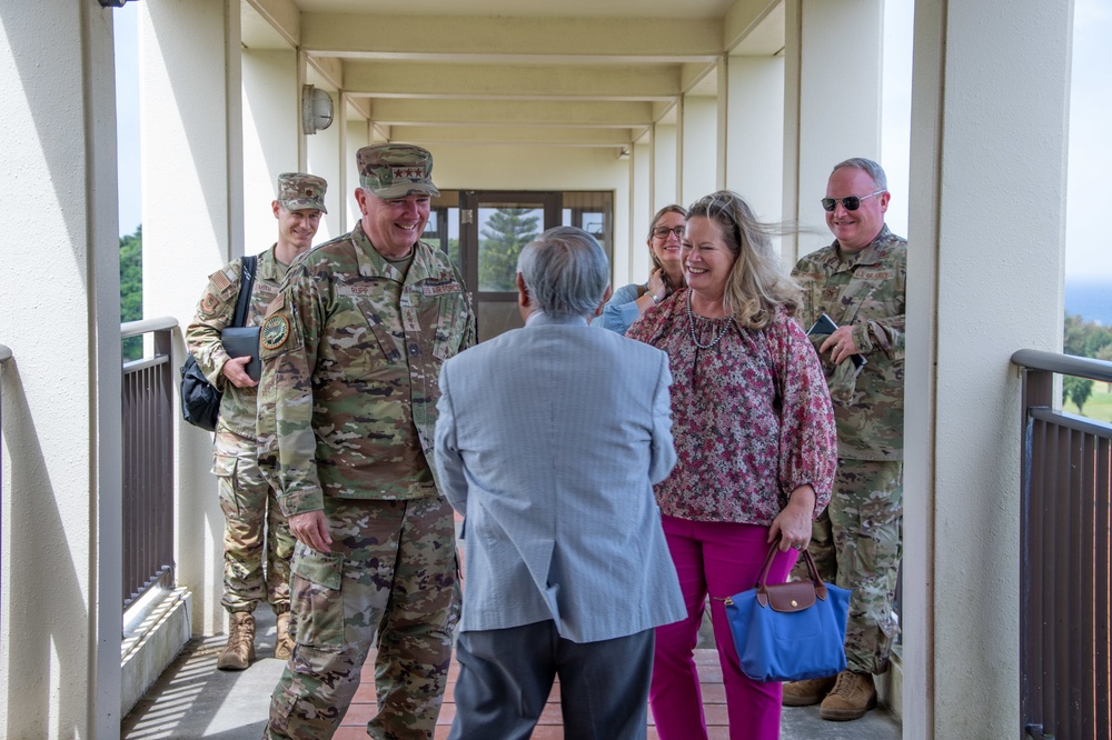 USFJ Command Team, U.S. Ambassador visit Okinawa