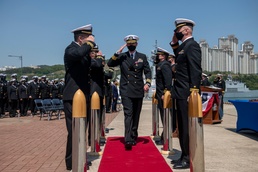 USS Sampson Change of Command