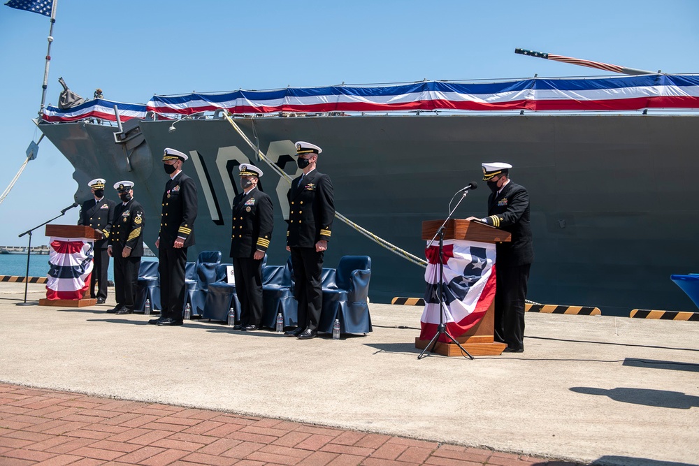 USS Sampson Change of Command