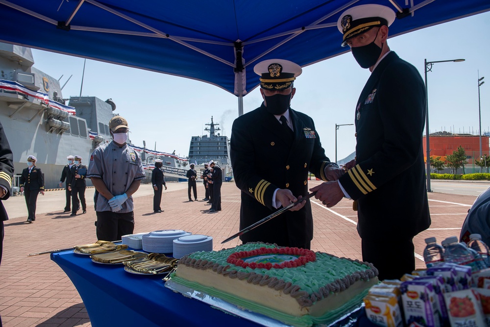 USS Sampson Change of Command