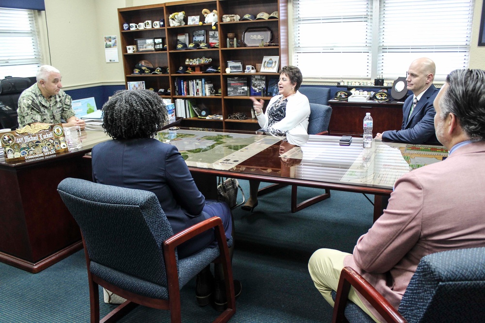DoDEA Pacific Director for Student Excellence Meets with NBG CO