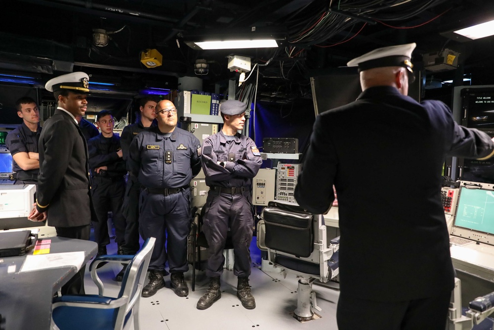 USS Ross provides tours while in port in Malta