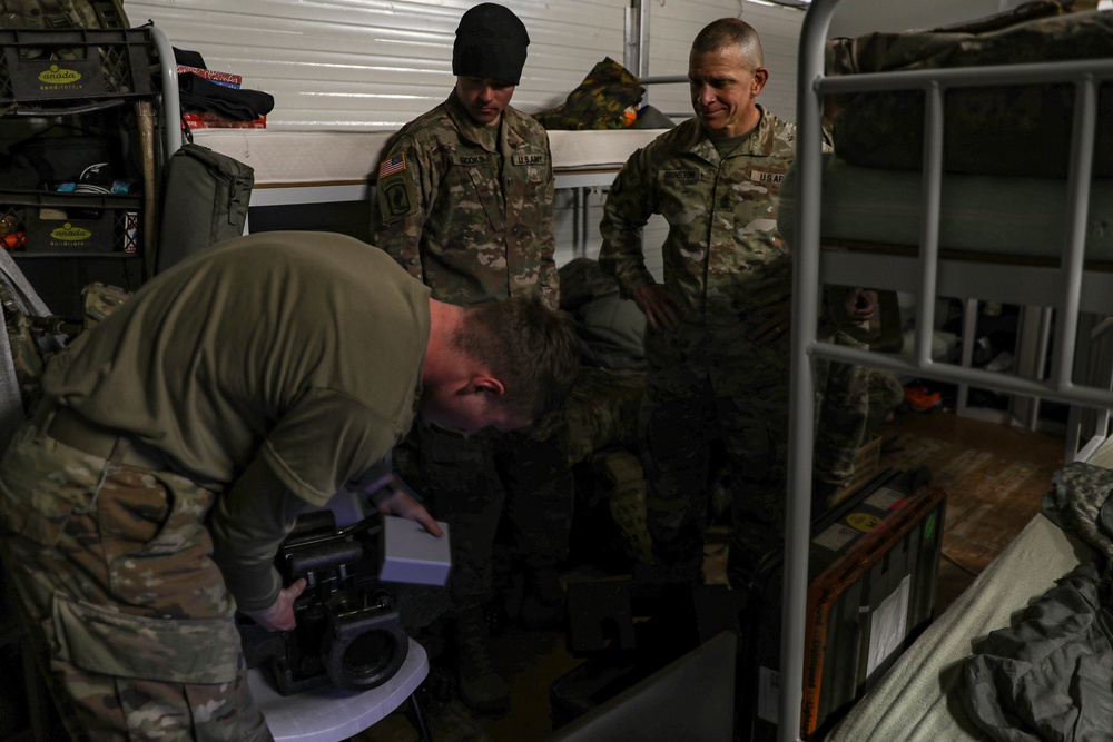 16th SMA Visits FOS Adazi, Latvia