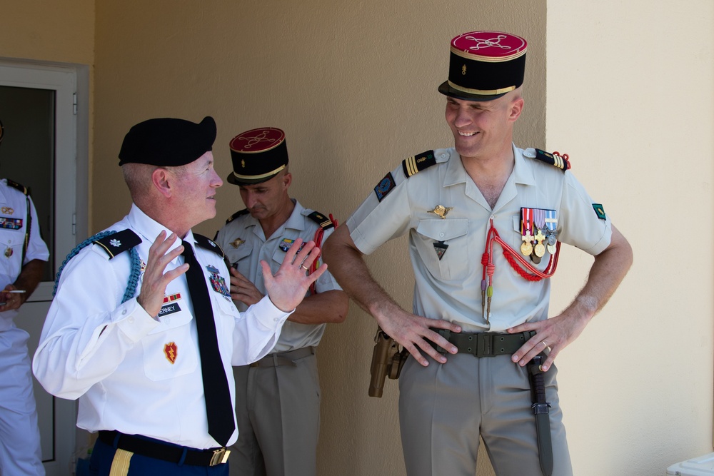 Task Force Red Dragon Leaders Participate in Commemoration of the Battle of Camarón with French Forces in Djibouti