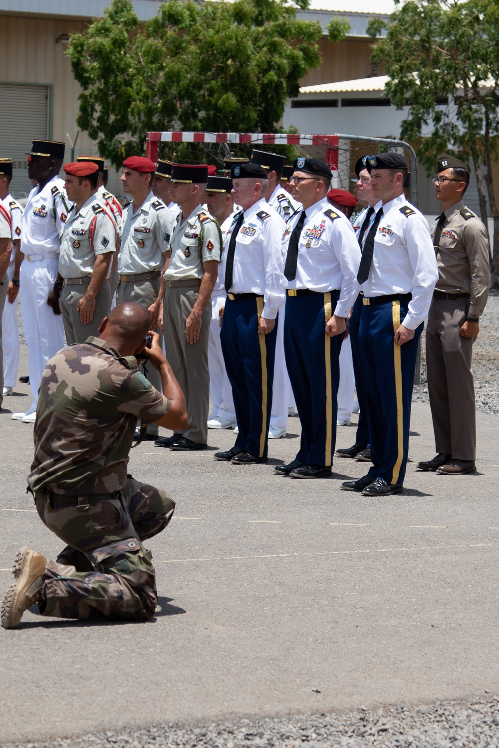 Task Force Red Dragon Leaders Participate in Commemoration of the Battle of Camarón with French Forces in Djibouti