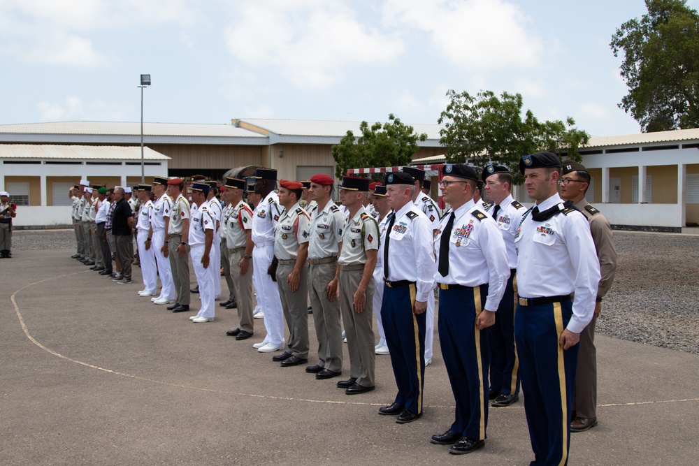 Task Force Red Dragon Leaders Participate in Commemoration of the Battle of Camarón with French Forces in Djibouti