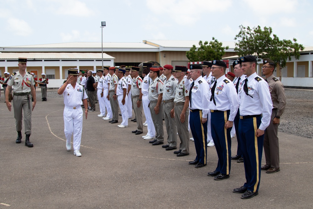 Task Force Red Dragon Leaders Participate in Commemoration of the Battle of Camarón with French Forces in Djibouti