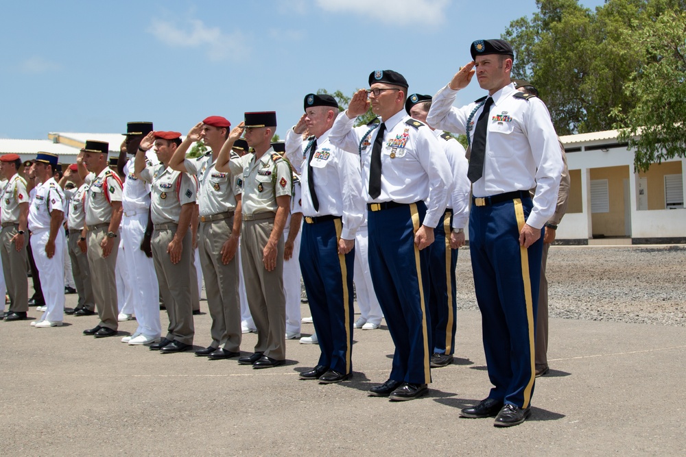 Task Force Red Dragon Leaders Participate in Commemoration of the Battle of Camarón with French Forces in Djibouti