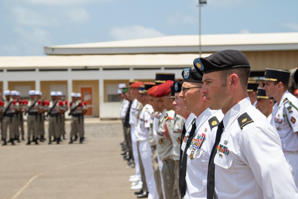 Task Force Red Dragon Leaders Participate in Commemoration of the Battle of Camarón with French Forces in Djibouti