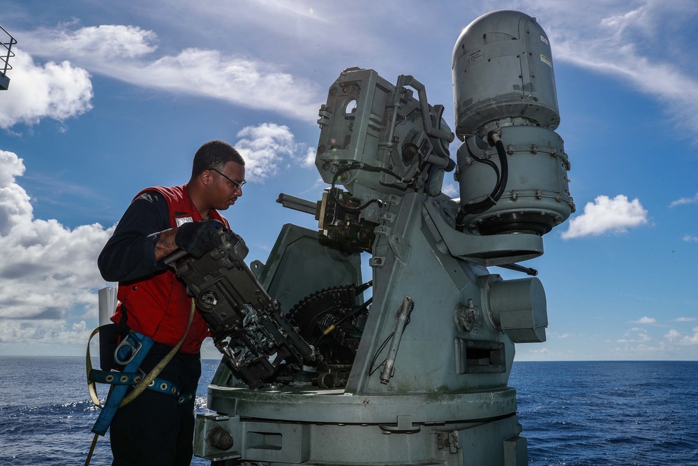 Abraham Lincoln Sailors conduct maintenance