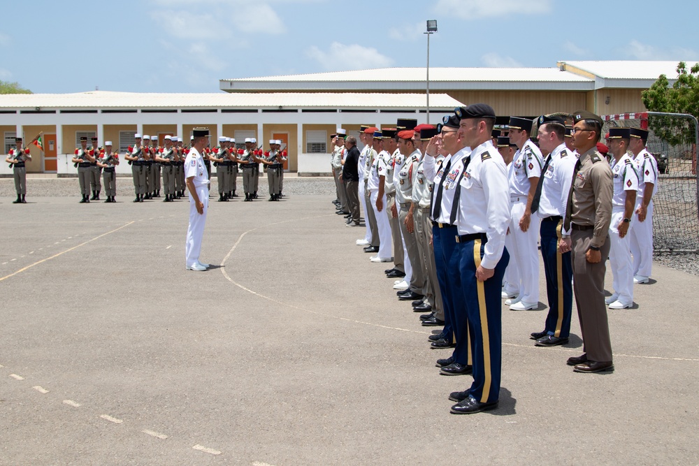 Task Force Red Dragon Leaders Participate in Commemoration of the Battle of Camarón with French Forces in Djibouti