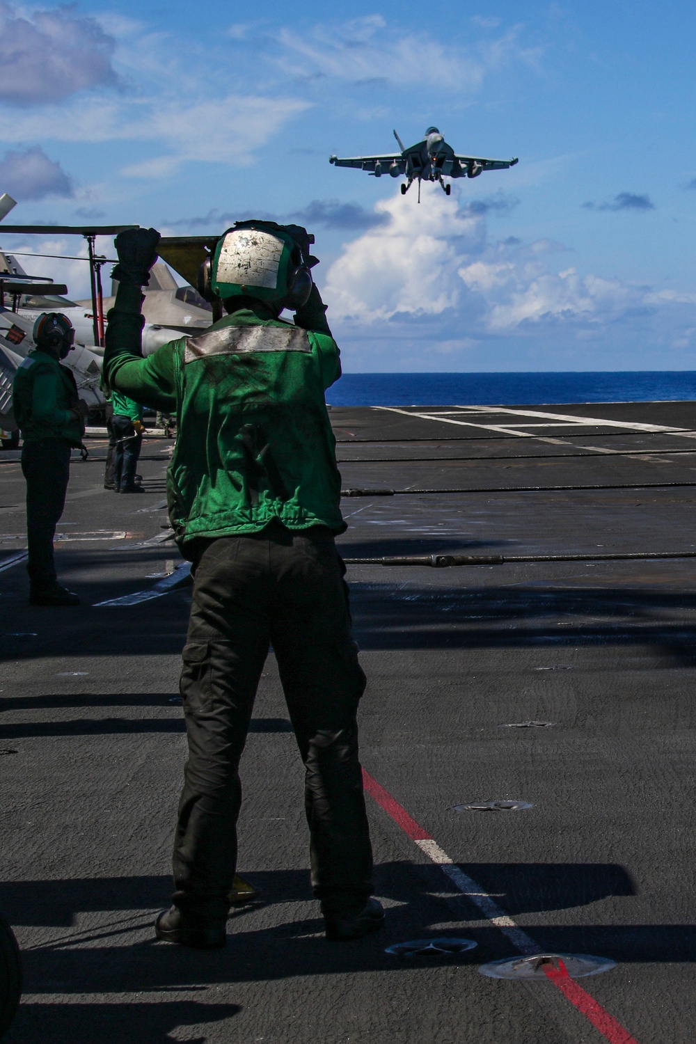 Abraham Lincoln Sailors conduct maintenance