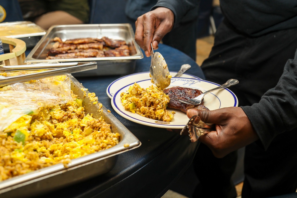 Abraham Lincoln Sailors celebrate Eid al-Fitr