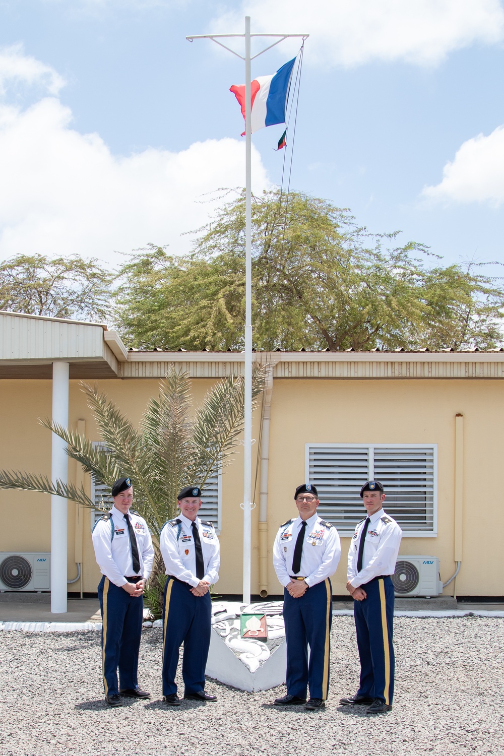 Task Force Red Dragon Leaders Participate in Commemoration of the Battle of Camarón with French Forces in Djibouti