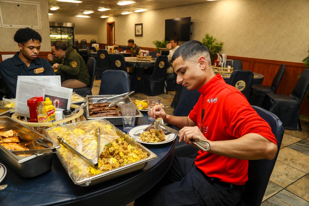 Abraham Lincoln Sailors celebrate Eid al-Fitr