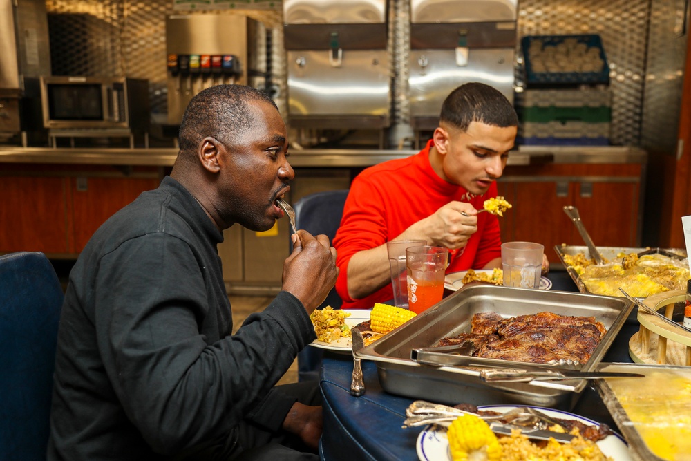 Abraham Lincoln Sailors celebrate Eid al-Fitr