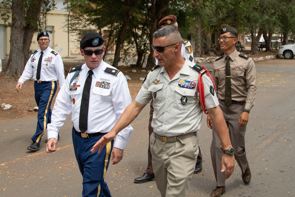 Task Force Red Dragon Leaders Participate in Commemoration of the Battle of Camarón with French Forces in Djibouti