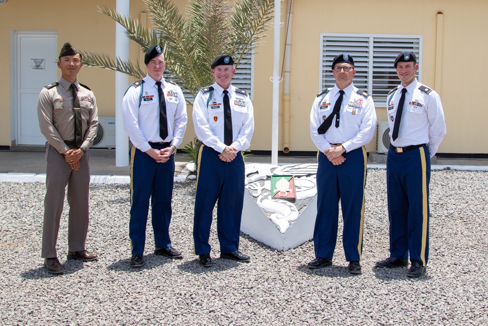 Task Force Red Dragon Leaders Participate in Commemoration of the Battle of Camarón with French Forces in Djibouti