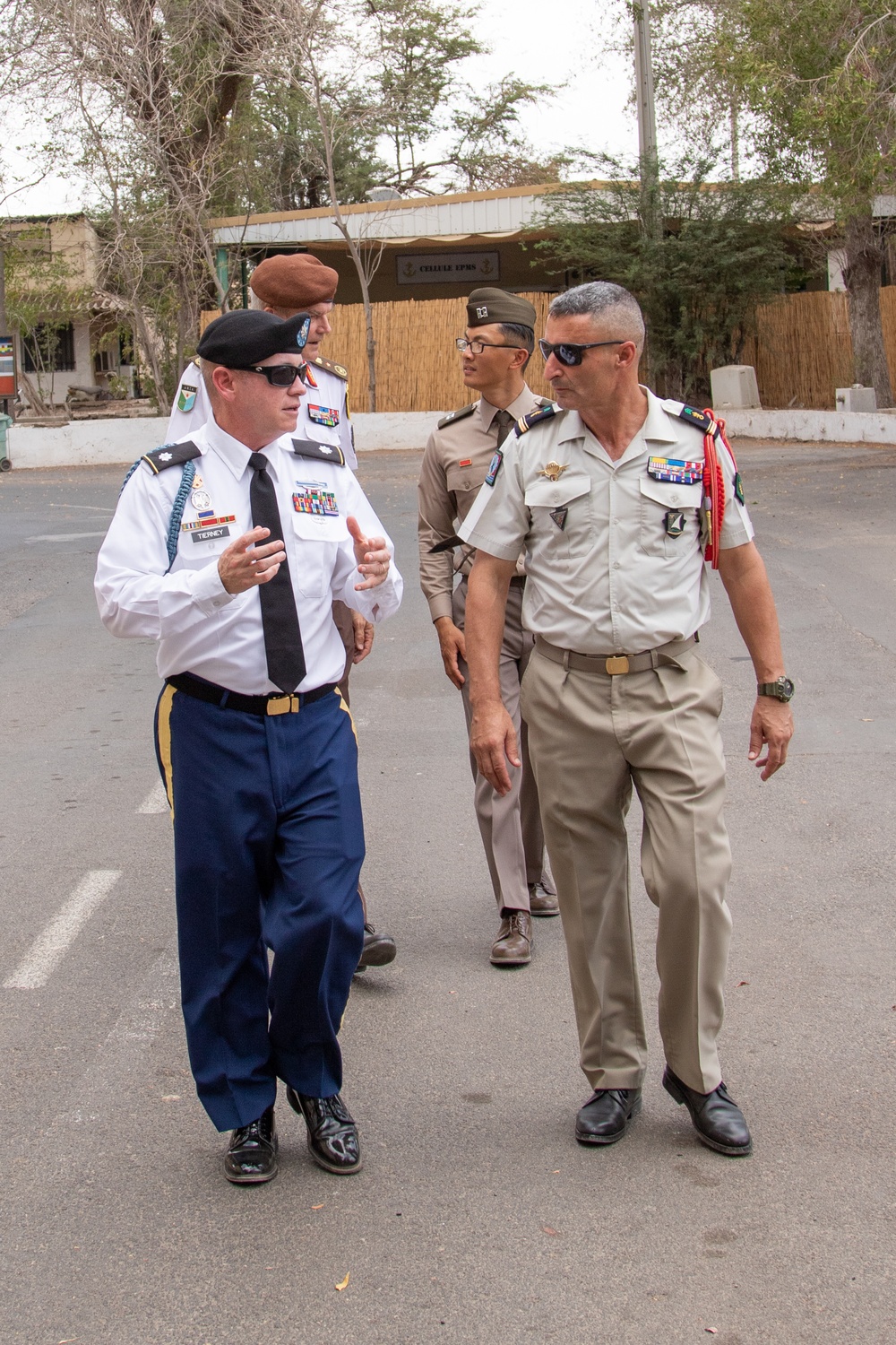 Task Force Red Dragon Leaders Participate in Commemoration of the Battle of Camarón with French Forces in Djibouti