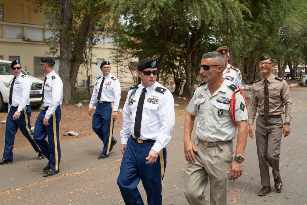 Task Force Red Dragon Leaders Participate in Commemoration of the Battle of Camarón with French Forces in Djibouti