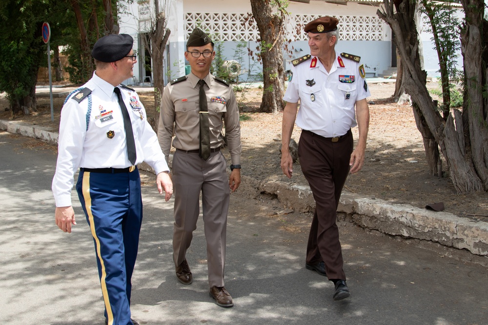 Task Force Red Dragon Leaders Participate in Commemoration of the Battle of Camarón with French Forces in Djibouti