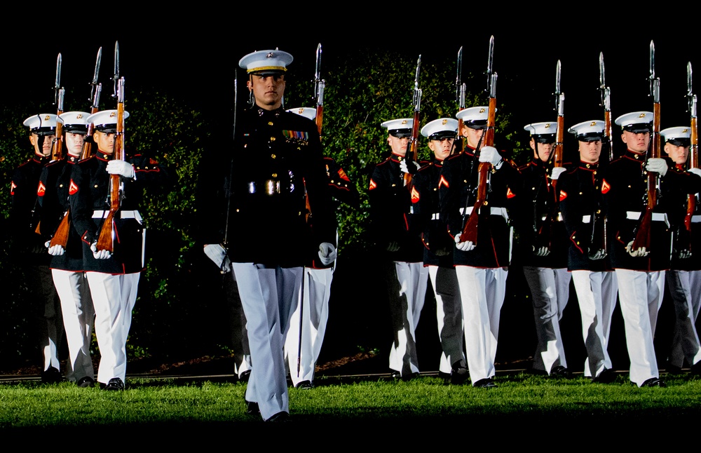 Marine Barracks Washington kick off the 2022 Parade Season