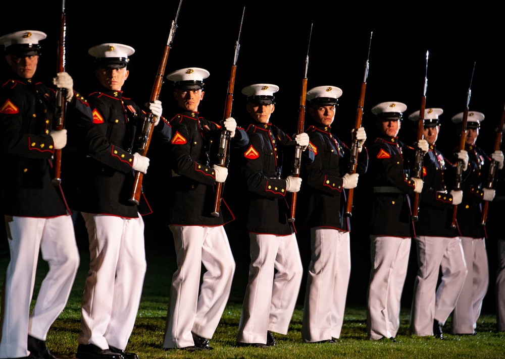 Marine Barracks Washington kick off the 2022 Parade Season