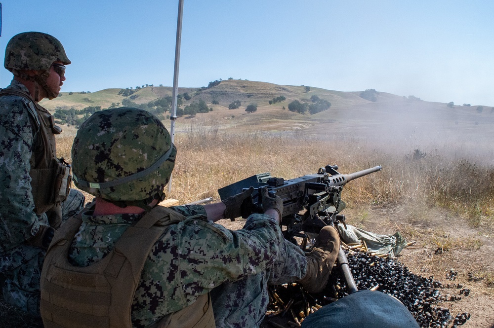 NMCB-5 Expends More Than 40,000 Rounds at Crew Served Weapons Training