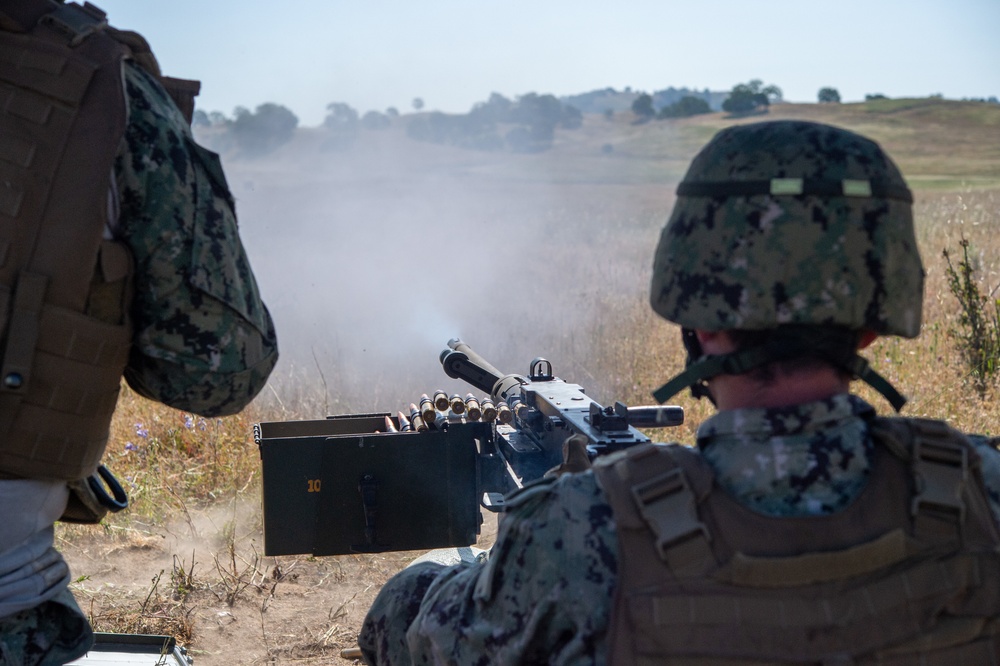 NMCB-5 Expends More Than 40,000 Rounds at Crew Served Weapons Training