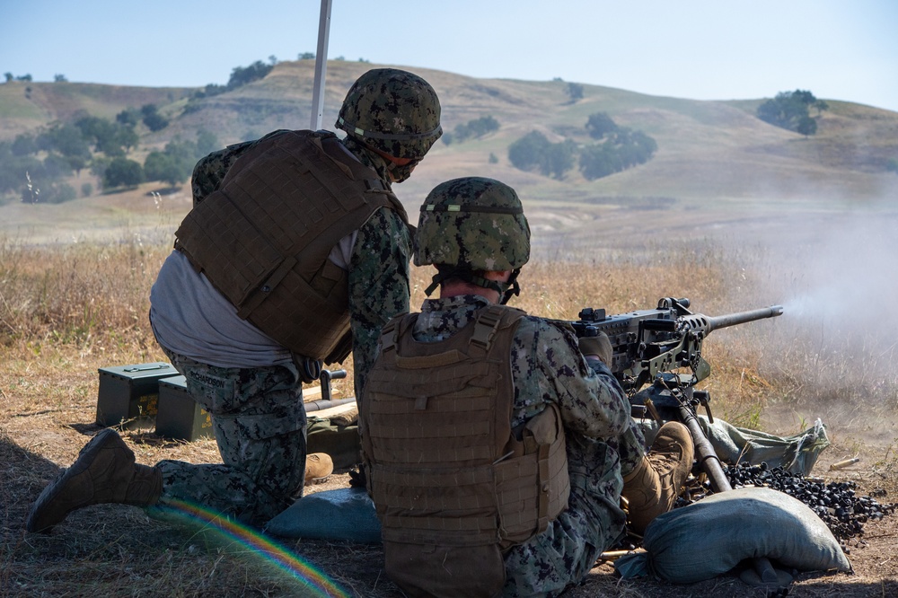 NMCB-5 Expends More Than 40,000 Rounds at Crew Served Weapons Training