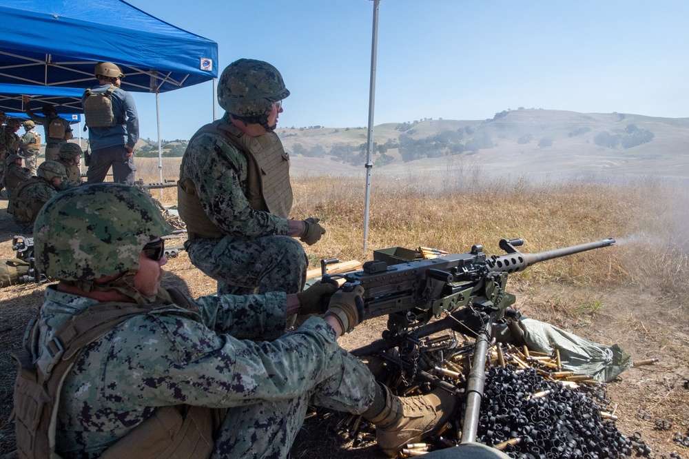 NMCB-5 Expends More Than 40,000 Rounds at Crew Served Weapons Training