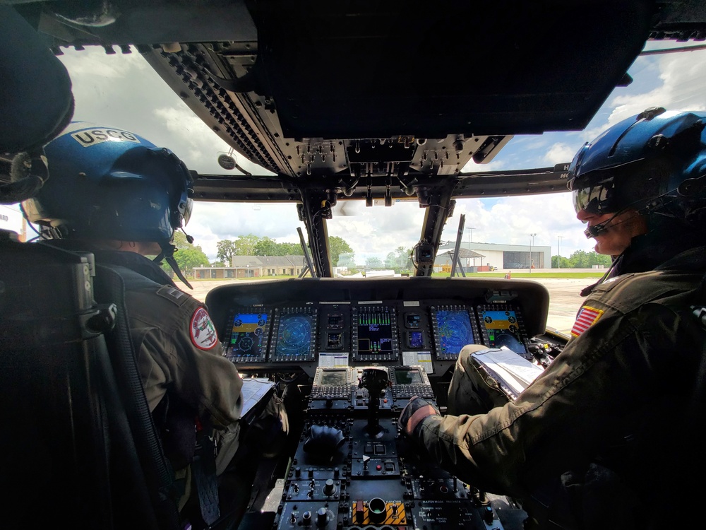 Coast Guard Air Station New Orleans receives first MH-60 Jayhawk helicopter