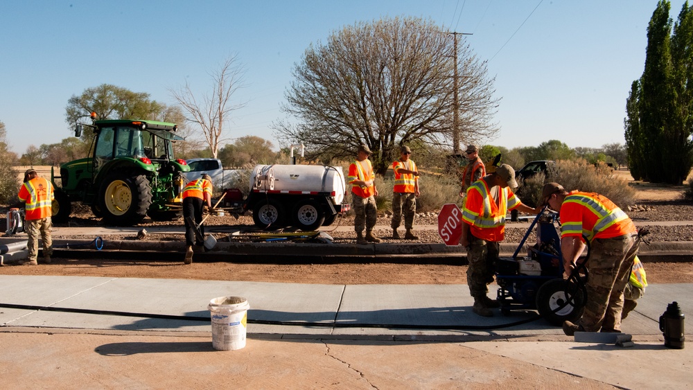 Dirt Boyz repair failed pavement, improve base road infrastructure