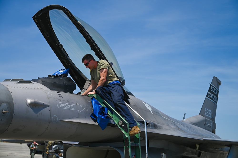 South Carolina Air National Guard arrives at Air Dominance Center for Sentry Savannah 2022