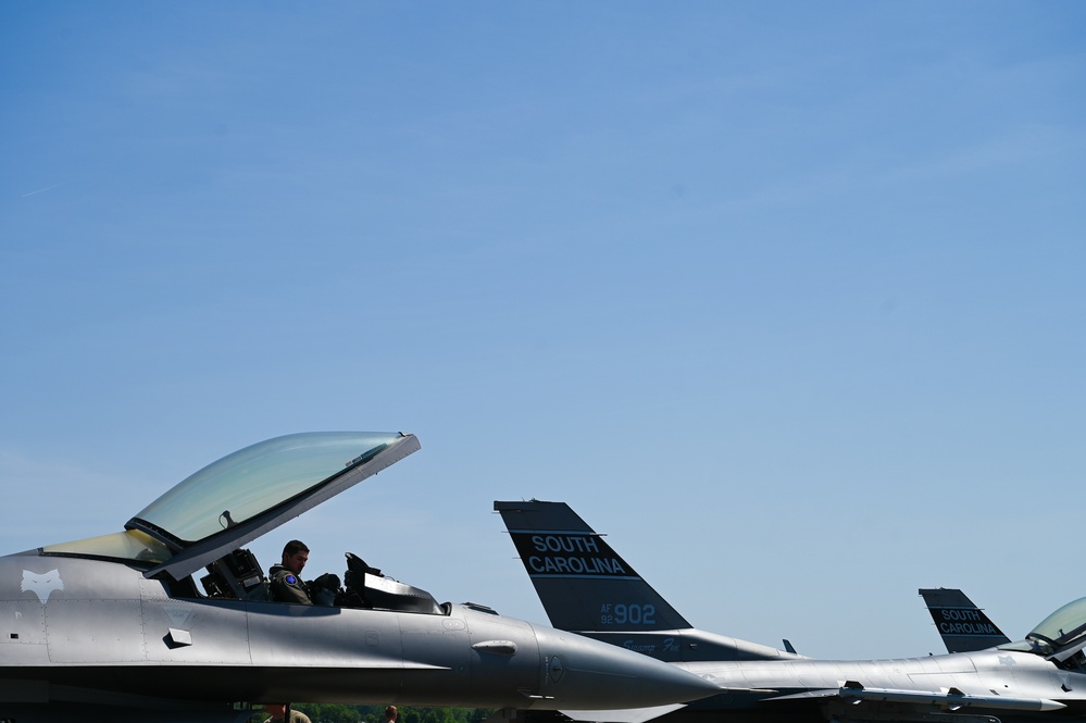 South Carolina Air National Guard arrives at Air Dominance Center for Sentry Savannah 2022