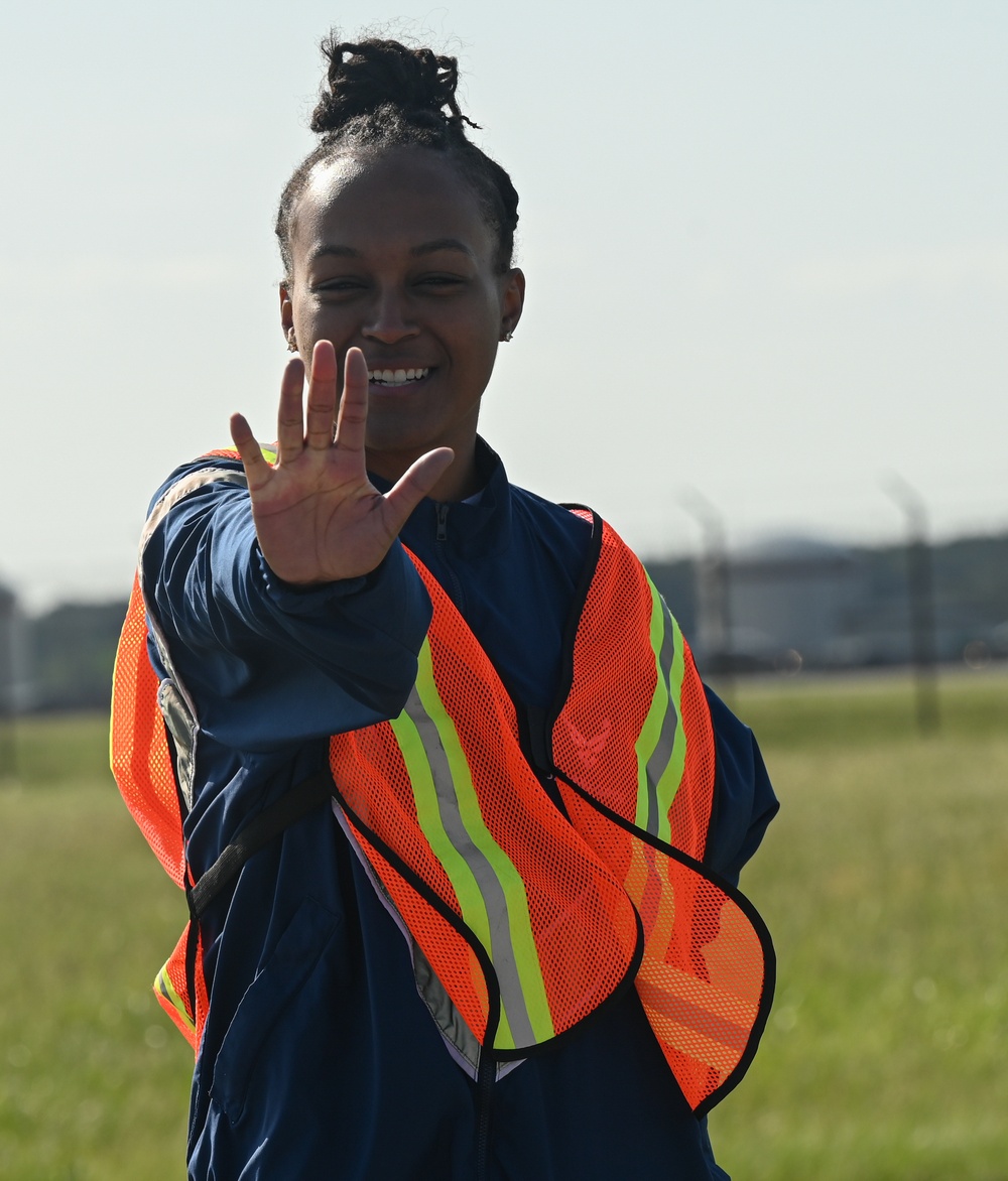 Airmen from the 83d NOS participate in the Ransom Run