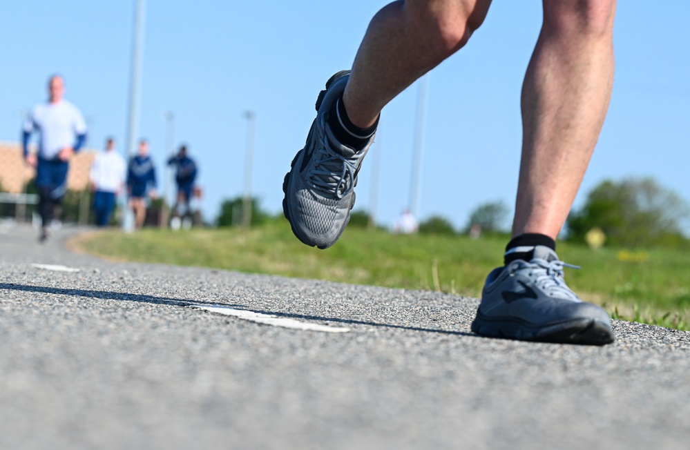 Airmen from the 83d NOS participate in the Ransom Run
