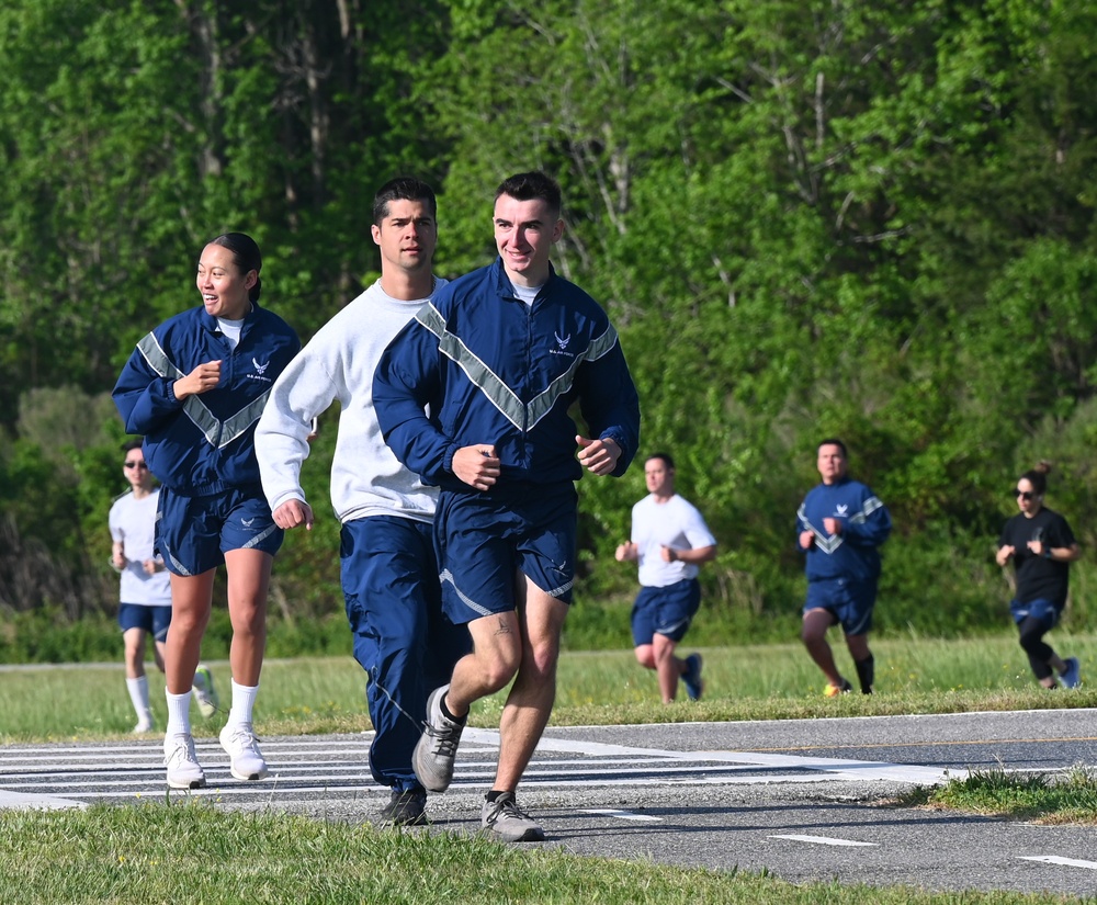 Airmen from the 83d NOS participate in the Ransom Run