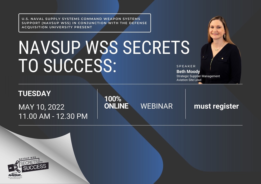 NAVSUP WSS invites defense acquisition workforce to free strategic supplier management webcast