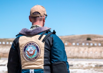 Navy rifle, pistol matches open with “first shot” ceremony