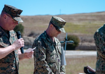Navy rifle, pistol matches open with “first shot” ceremony