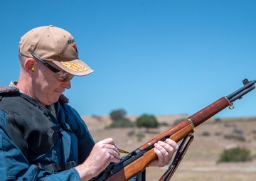 Navy rifle, pistol matches open with “first shot” ceremony