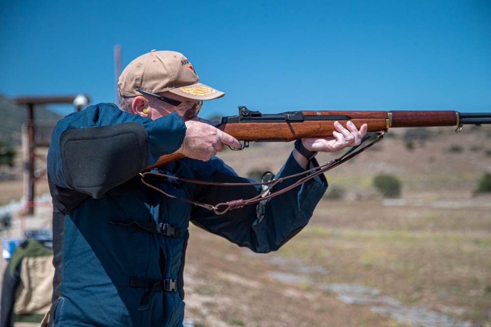 Navy rifle, pistol matches open with “first shot” ceremony